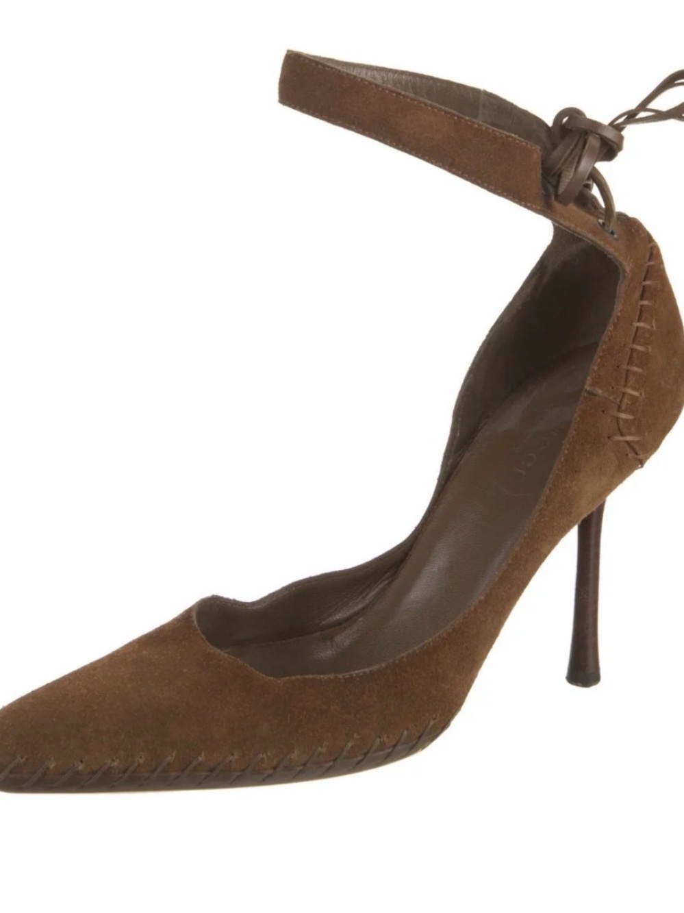 Gucci D'Orsay Suede Heels *vintage* - Picture 5 of 8